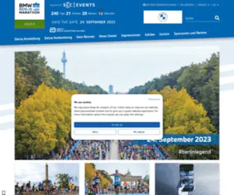 BMW-Berlin-Marathon.com(BMW BERLIN) Screenshot
