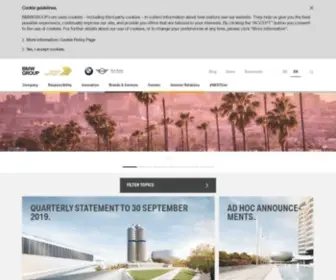 BMW-Group.com(BMW Group) Screenshot