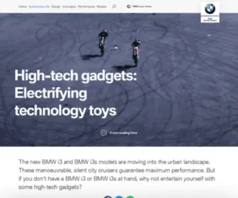 BMW-I.com(BMW i) Screenshot