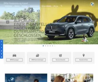 BMW-Kassel.de(Herzlich willkommen bei der BMW Niederlassung Kassel) Screenshot