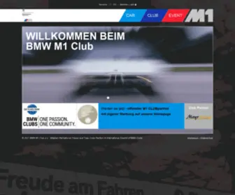 BMW-M1-Club.de(BMW M1 Club e) Screenshot