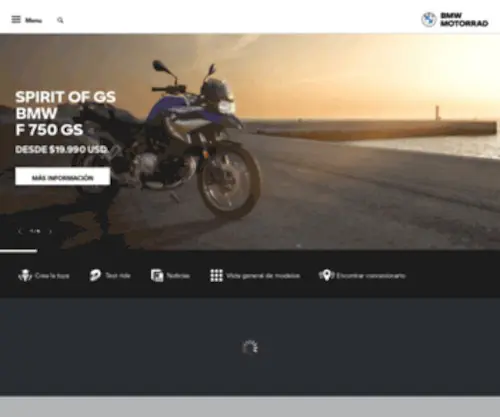 BMW-Motorrad.ec(BMW Motorrad) Screenshot