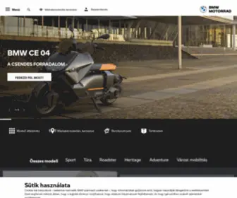 BMW-Motorrad.hu(Kezdőlap) Screenshot