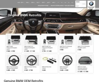 BMW-Navigation.co.uk(Genuine BMW OEM Retrofits) Screenshot