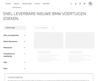 BMW2GO.be(Direct beschikbare BMW modellen) Screenshot