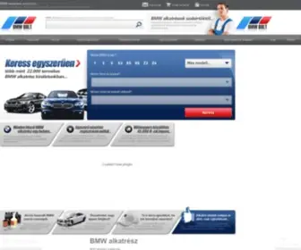 BMwbolt.hu(BMW gyári és utángyártott alkatrészek) Screenshot