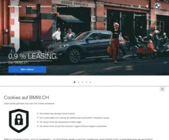 BMW.ch(BMW Schweiz) Screenshot