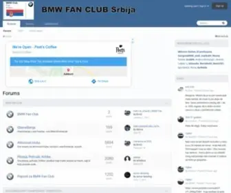 BMWclubserbia.com(BMW Fan Klub Srbija) Screenshot