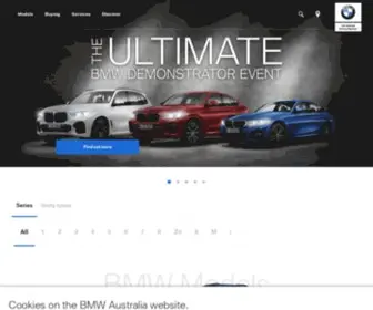 BMW.com.au(The Official BMW Australia Website) Screenshot