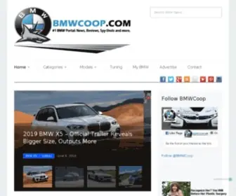 BMwcoop.com(BMWCoop is a BMW blog) Screenshot