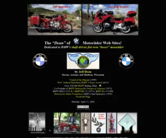 BMwdean.com(All about BMW motorcycles) Screenshot