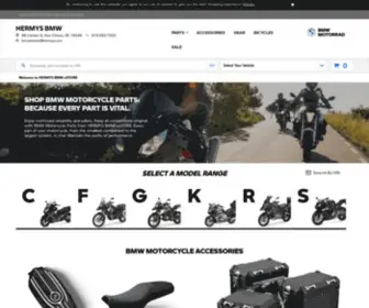 Bmwestore.com(Shop BMW Motorcycle Parts from HERMYS BMW eSTORE) Screenshot