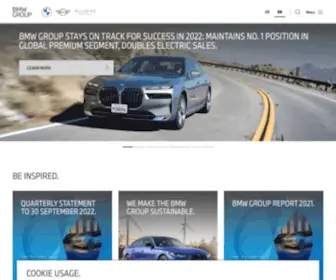 BMWgroup.com(BMW Group) Screenshot
