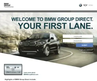 BMWgroupdirect.com(BMW North America) Screenshot