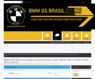 BMWGSbrasil.com.br(BMW GS Brasil) Screenshot