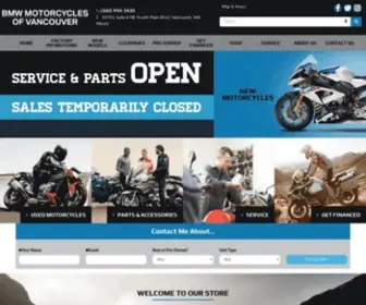 BMWMcvancouver.com(Home BMW Motorcycles of Vancouver Vancouver) Screenshot