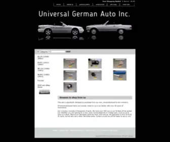 BMwmercedesauto.com(Universal German Auto Inc Remanufactured & New Listing Site) Screenshot