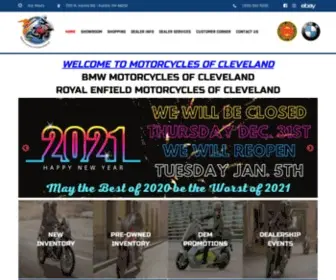 BMwmoc.com(BMW Motorcycles of Cleveland is located in Aurora) Screenshot