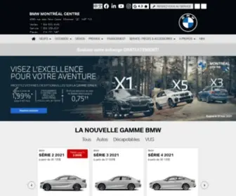 BMwmontrealcentre.ca(BMW MONTRÉAL CENTRE) Screenshot