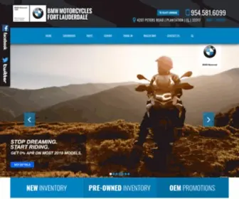 BMwmotorcyclesftlauderdale.com(BMW Motorcycles Fort Lauderdale) Screenshot