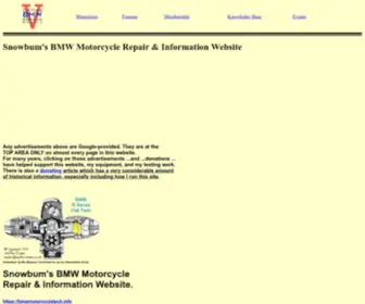 BMwmotorcycletech.info(Snowbum) Screenshot