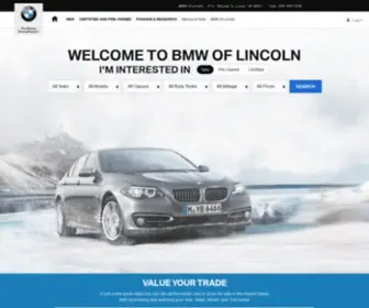 Bmwoflincoln.com(BMW Vehicles) Screenshot