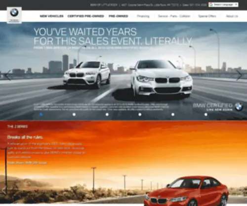 Bmwoflittlerock.com(BMW of Little Rock) Screenshot