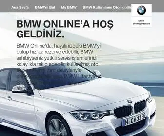 Bmwonline.com.tr(BMW) Screenshot