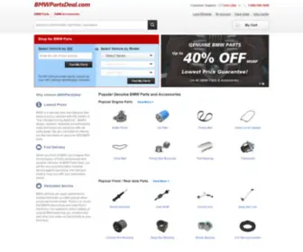 BMwpartsdeal.com(BMW Parts Deal) Screenshot