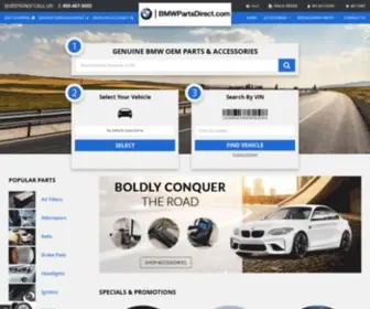 BMwpartsdirect.com(OEM BMW Parts Store) Screenshot