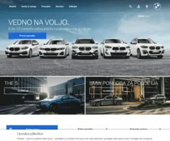 BMW.si(Uradna stran BMW Slovenija) Screenshot