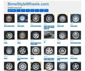 BMWSTylewheels.com(All BMW wheel styles) Screenshot