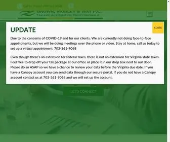 BMwtaxva.com(Financial Services in Manassas) Screenshot