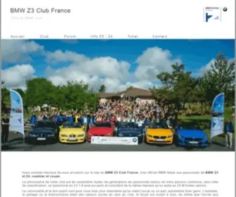 BMWZ3Club.fr(BMW Z3 Club France) Screenshot