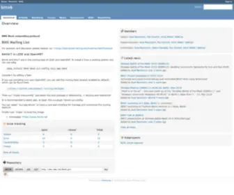 BMX6.net(QMp (Quick Mesh Project) and BMX6/BMX7 development site) Screenshot