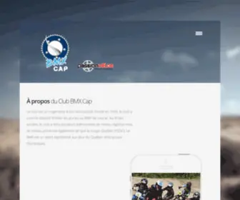 BMxcap.com(Site officiel du club de BMX de Cap) Screenshot