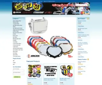 BMxraceplates.com(BMX Race Plates) Screenshot