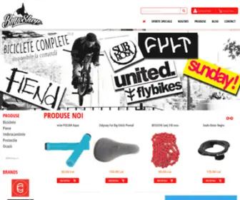 BMXshop.ro(Magazin online de biciclete si piese BMX) Screenshot
