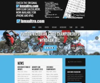 Bmxultra.com(An online international BMX Racing magazine by) Screenshot