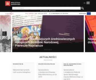 BN.org.pl(Biblioteka Narodowa) Screenshot
