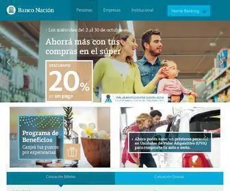 Bna.com.ar(Banco nación argentina) Screenshot