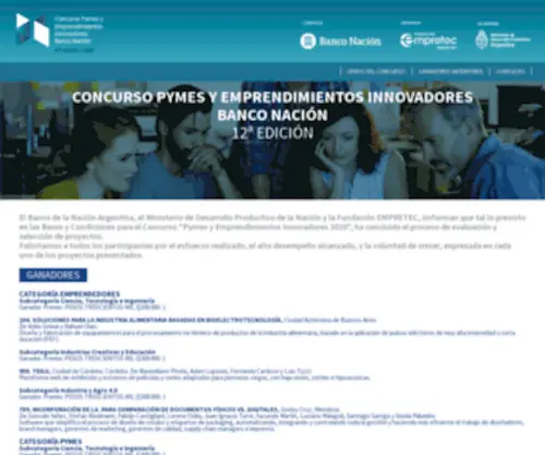 Bnaemprendedores.com.ar(Concurso) Screenshot