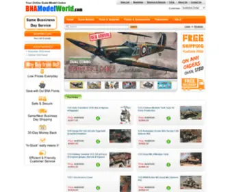 BnamodelWorld.com.au(BNA Model World in Australia) Screenshot