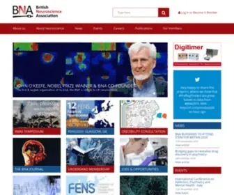 Bna.org.uk(The British Neuroscience Association) Screenshot
