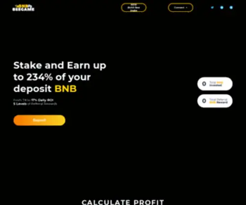 BNB-Beegame.site(BNB BeeGame) Screenshot