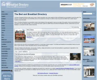 BNB-Directory.com(The Bed and Breakfast Directory) Screenshot