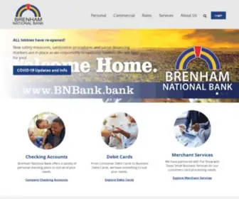 Bnbank.com(Brenham National Bank) Screenshot