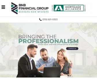 BNbfinancialgroup.com(BNB Financial Group is now part of the Vine Group Family) Screenshot