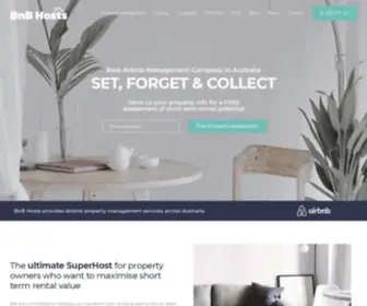 BNbhosts.com.au(BnB Hosts) Screenshot