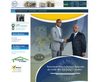 Bnconline.com(Banque Nationale de Crédit (BNC)) Screenshot